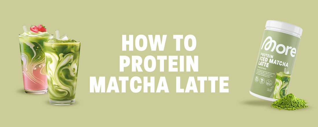 How To Protein Iced Matcha Latte