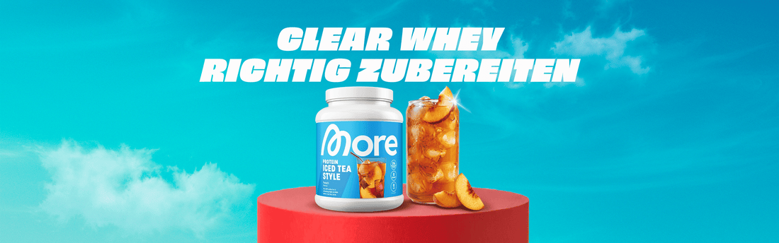 Clear Whey Zubereitung Hero Image