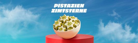 Pistazien-Zimtsterne