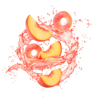 Lemonade Style Pink Peach Rings / 600g